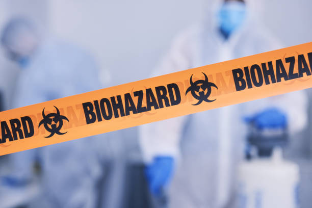 Professional Biohazard technician working in Burlington, NJ